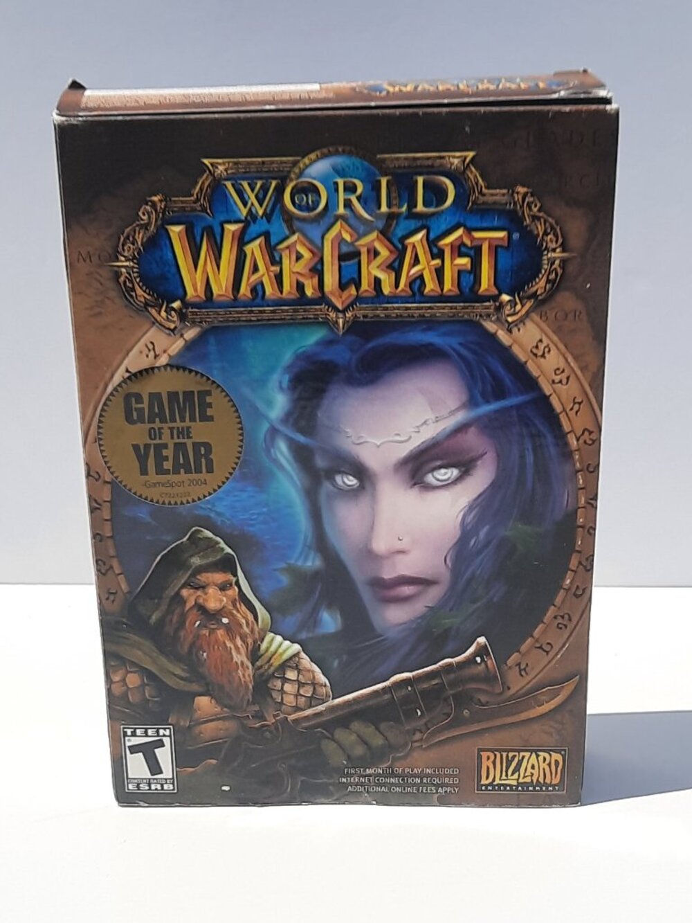 World of Warcraft Original Box, CD Sleeves & Manual PC Game Blizzard